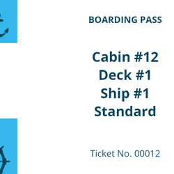 Cabin #12 - Deck #1 - Ship #1