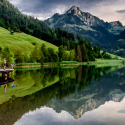 Mountain Lakes in Switzerland #1