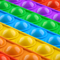 Pop-it fidget toy. Trend of 2021