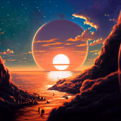 Day 2 - "Solar Sunset across the Desert Plains"