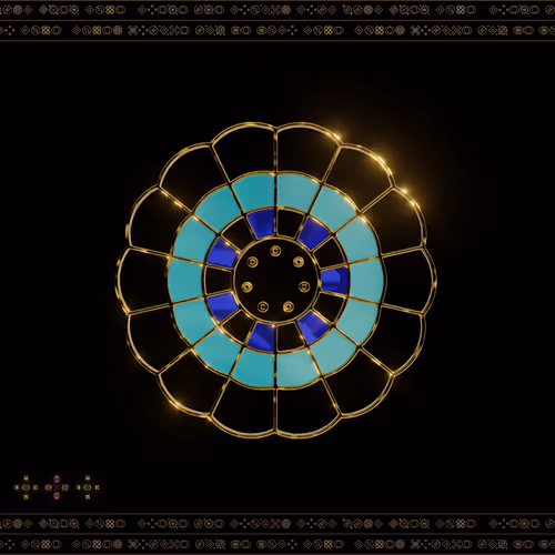 #141 A Buckler of December (Turquoise) x Pair (Sapphire) - Decoding the Password Required
