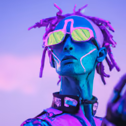Neon Graffiti In Your Face #038