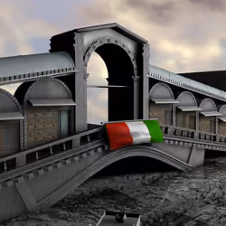 C4D-Rialto Bridge