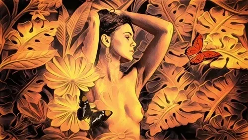 Copper Nature,Butterflies & Nude Portrait