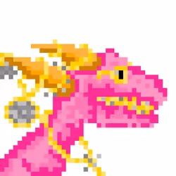 CryptoPix Dragons #37Rich-Pink