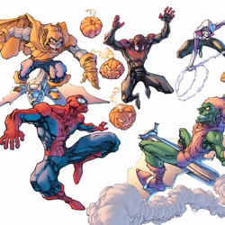 Spiderman into the spiderverse by Mike Bowden