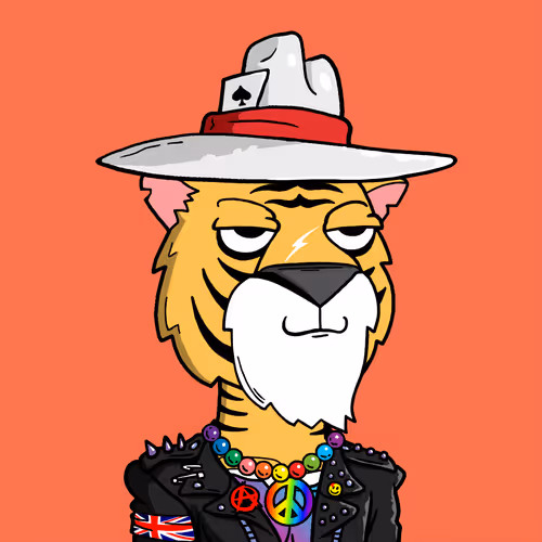 Grouchy Tiger Social Club #3717