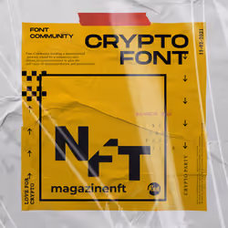 Crypto Font - magazinenft