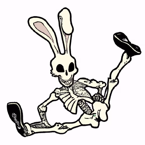 Rabbit Skeleton Fainted 0001