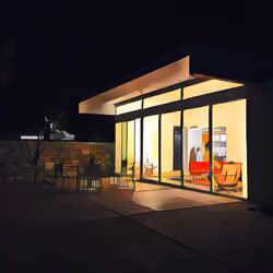 Palm springs night