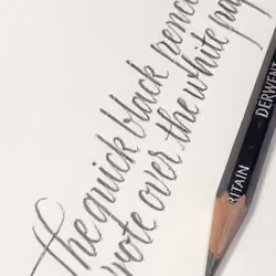 056/365 days practicing - Pencil copperplate