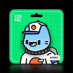 Cool Cats Pin #3663