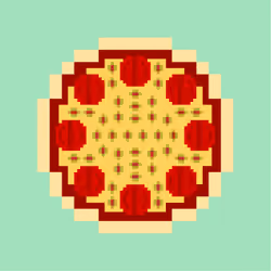 CryptoPizzas #30 - Green Olive