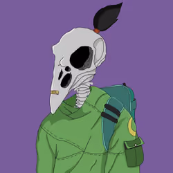 RAVEN SKULL #004