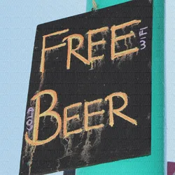 Free Beer Canvas
