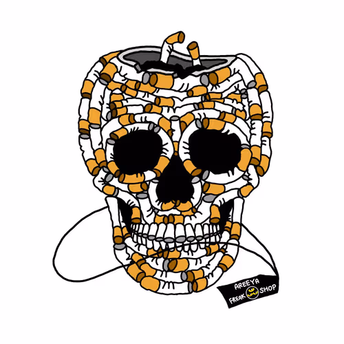 Skull ashtray