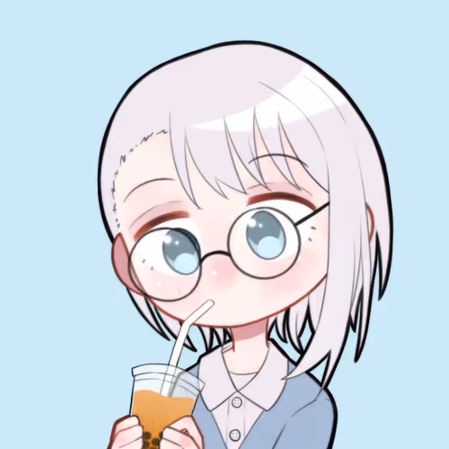 Cute Glasses Girl Chibi