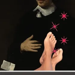 ARTSY FEETSY- Portrait of a Man Drost 