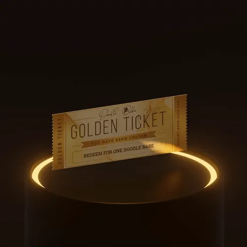Doodle Babes Golden Ticket