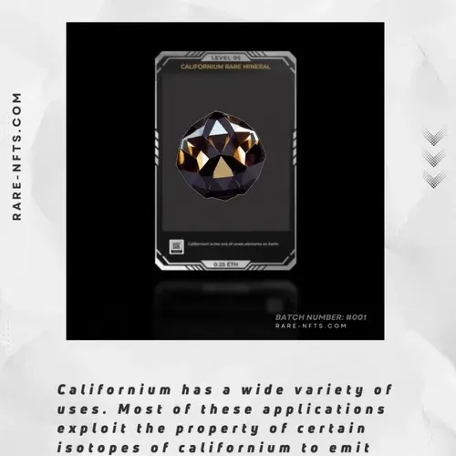 Californium 001 - Rare Elements Collection