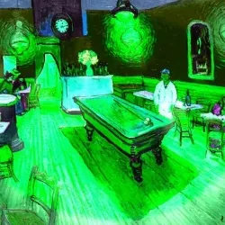 Le café de nuit (The Night Café) (1888) by Vincent van Gogh.