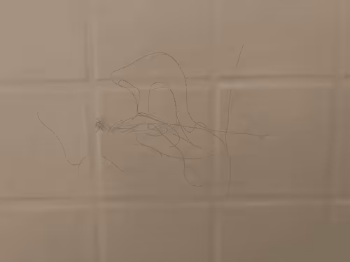 Shower Hair Art