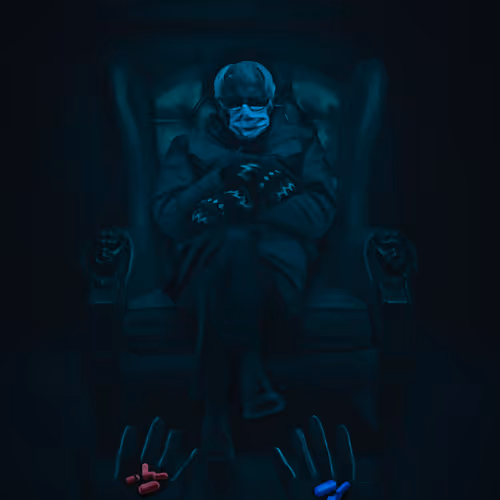 Bernie Sander In The Matrix 