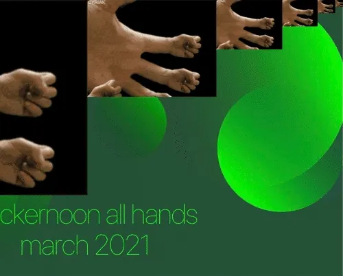 HackerNoon All Hands on Deck Opening Side GIF [March 2021]