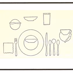 Andy Warhol's Pantry Token 49: Place Setting 1
