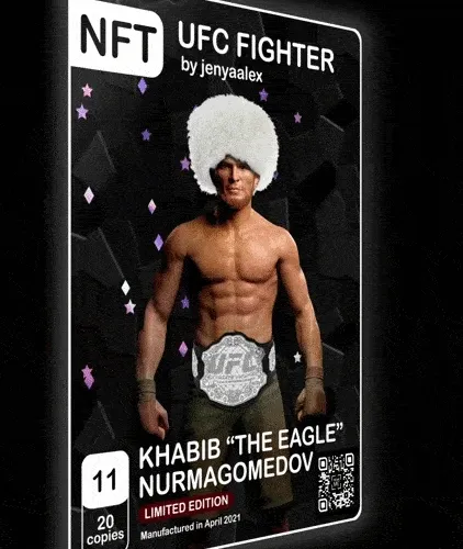 Khabib The Eagle Nurmagomedov Silver Edition