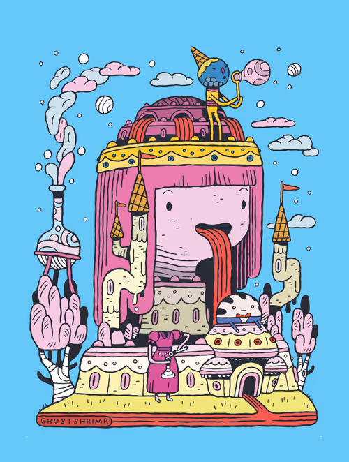 011c - GhostShrimp - “Candy Dream” - 1 of 1 