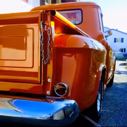 Apache 1959 Original. Omaha orange