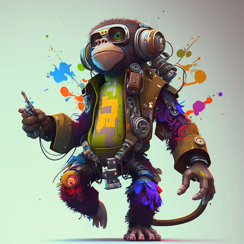bobo monkey #0089
