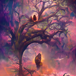 Tree and owl #115