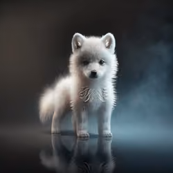 Ghosty Baby Wolf