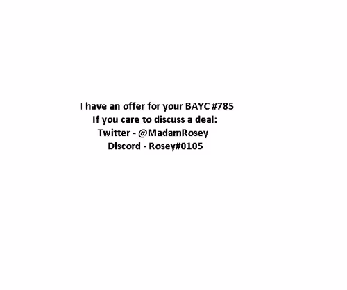 Rosey's Offer