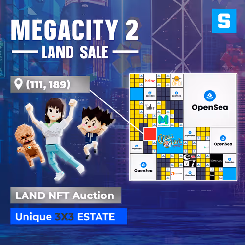 Mega City 2 LAND Sale - 3x3 Estate S [111,189]