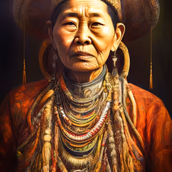 Old Shaman Woman - The Demons And Spirits #01 