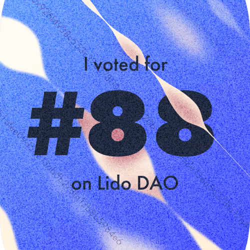 Lido DAO Vote #88