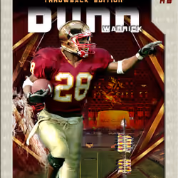 Warrick Dunn Throwback: Rivals Collection 