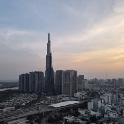 Landmark 81 at golden hour