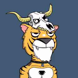 Grouchy Tiger Social Club #3571