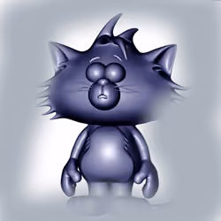 BLIND CAT SCULPTURE 