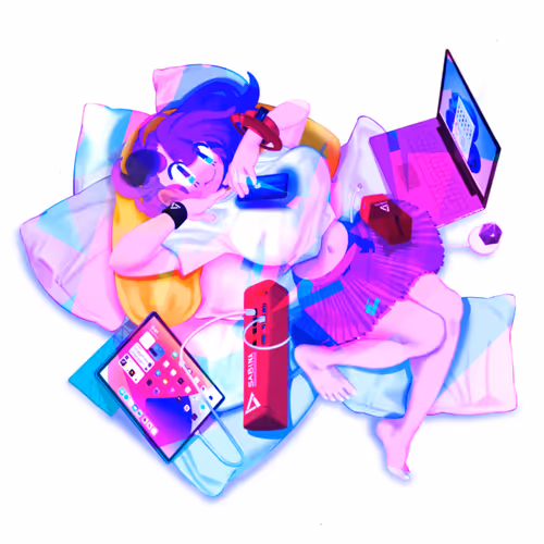 PURPLE SWEER POTATO GIRL