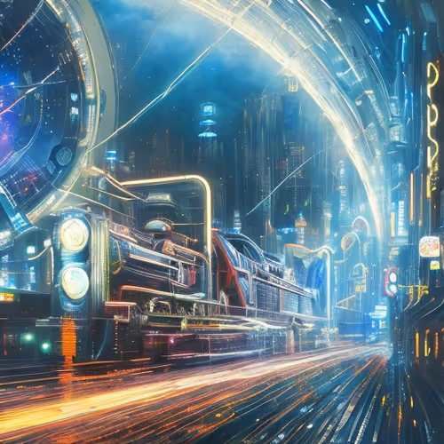Harmonious Coexistence: Fantastic Cyberpunk