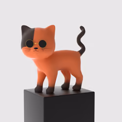 3D Meow Cat #185