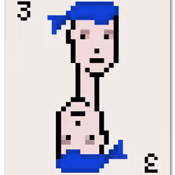 3 of Punks (Hearts)