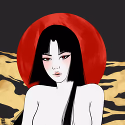 Woman on the Moon #002
