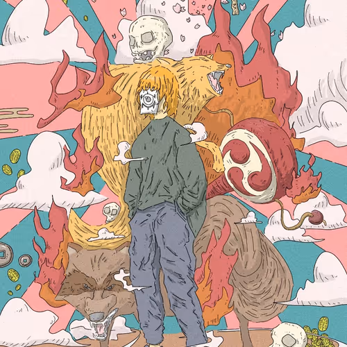 fox and raccoon