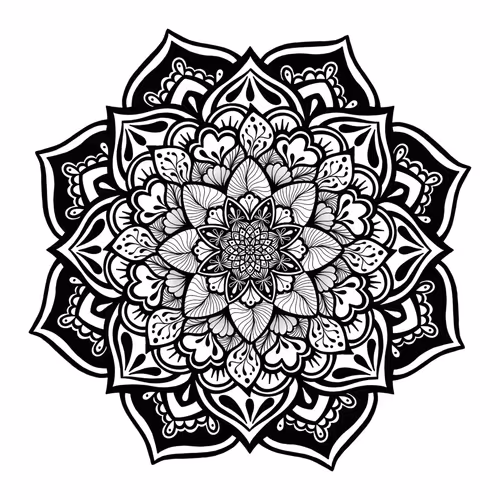 Monochrome Mandalas